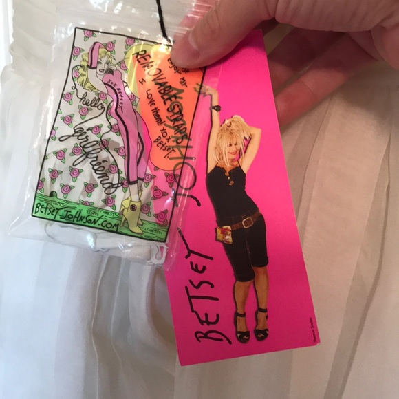 Betsey Johnson Cream Dress Size 6 - Picture 5 of 8